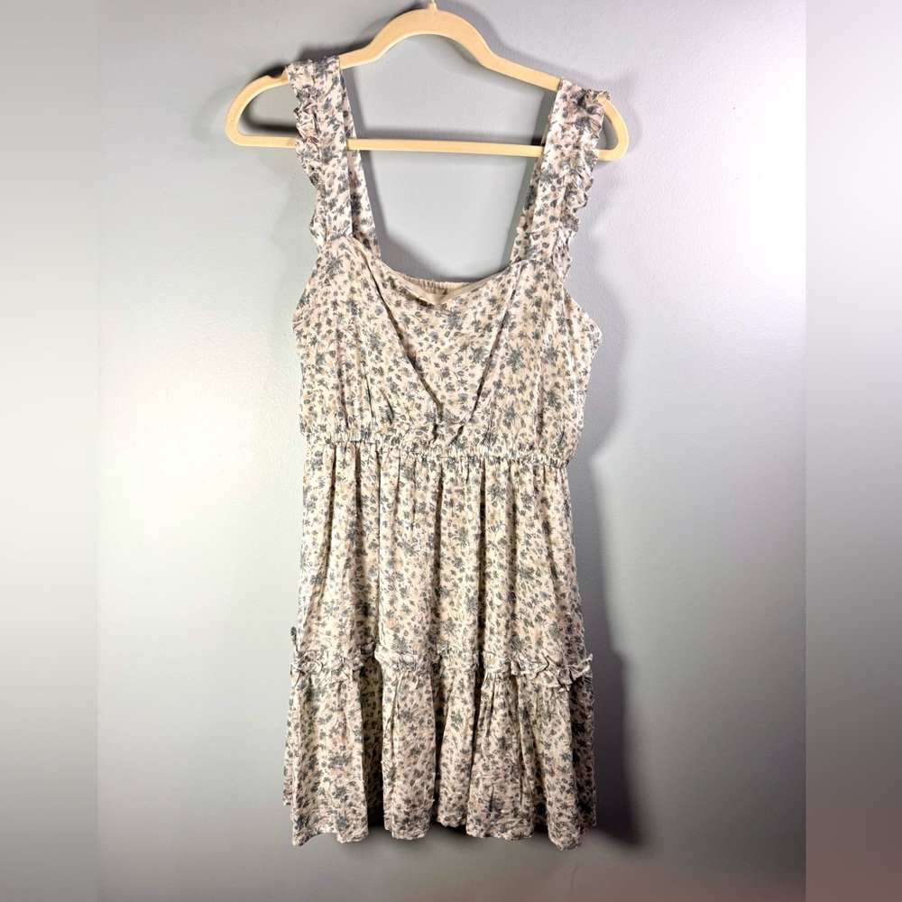 Altar'd State Cream Floral Midi Dress